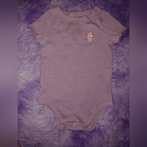 Garanimals Lavender Bodysuit with Mushroom Design